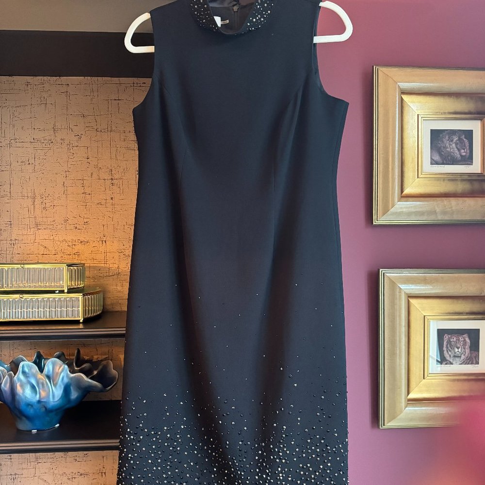 Rickie Freeman for Terri John - Black sequence special occasion dress.  Size 8